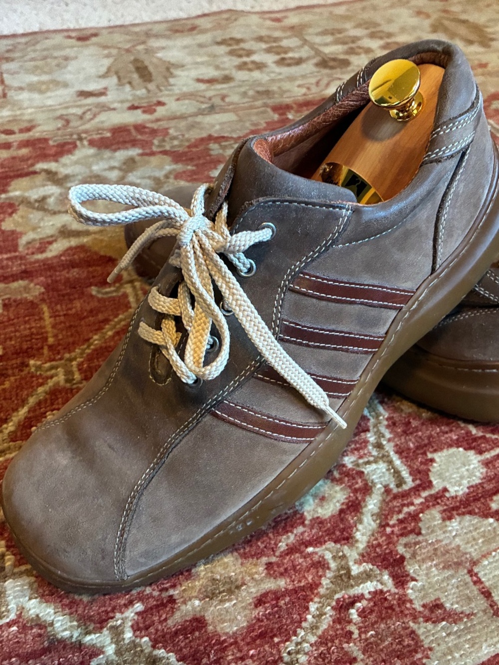 Vintage Steve Madden Shooter Sneaker Trainers Brown Leather